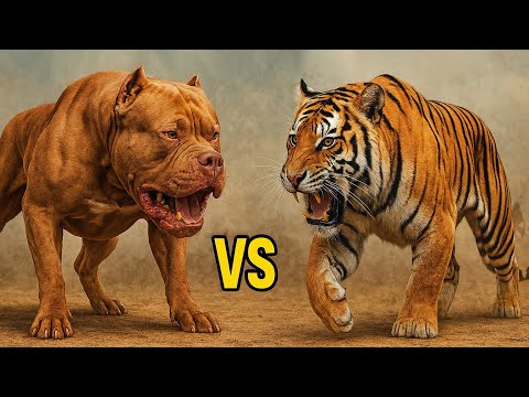 Insane-Sized Pitbull Vs Tiger — Who Will Emerge Victorious?