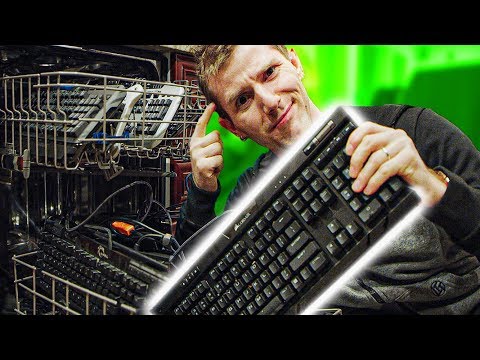 The best way to clean a keyboard is… the DISHWASHER?
