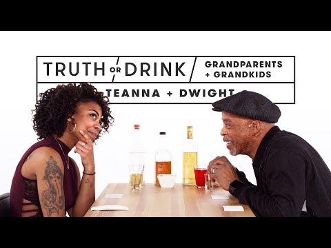 Grandparents & Grandkids Play Truth or Drink (Teanna & Dwight) | Truth or Drink | Cut