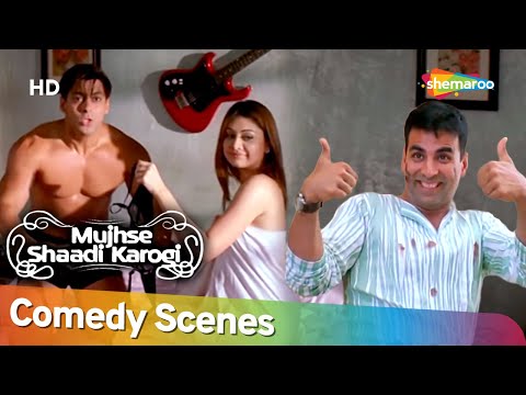 सलमान खान को लग गया बिजली का झटका | Movie Mujhse Shaadi Karogi  | Akshay Kumar - Rajpal Yadav