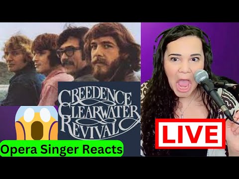 💧 Creedence Clearwater Revival Born on the Bayou | Opera Singer REACTS LIVE