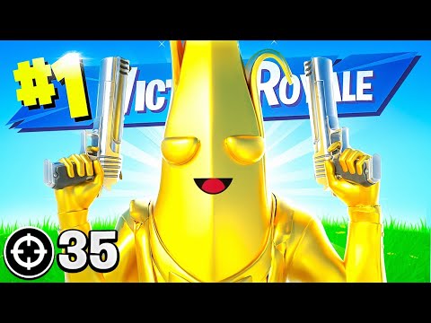 GOLD PEELY UNLOCKED!! Winning in Solos! (Fortnite Battle Royale)