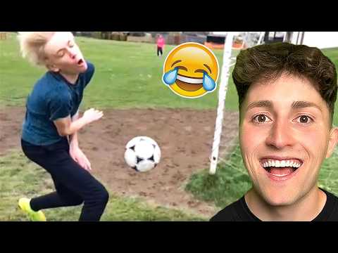 Les ÉCHECS Les PLUS DRÔLE dans le FOOTBALL 😂 (  Il tente une retournée comme RONALDO )