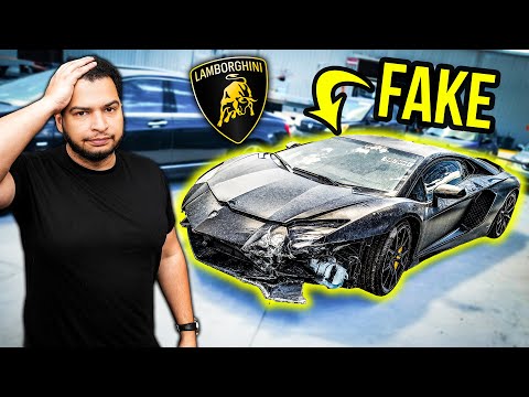I Found A FAKE Lamborghini Aventador SV At The Junkyard...And I'm Buying It