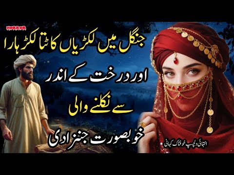 Jangal Mein Lakriyan Kaatta Kulhara Aur Darakht Ke Andar Se Nikalne Wali Khoobsurat Jinzadi