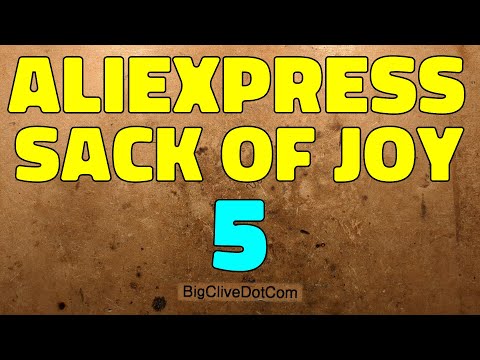 Massive supersized AliExpress bag of random joy