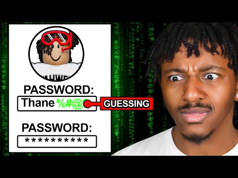 Hacking My LITTLE BROTHER'S Roblox Account..