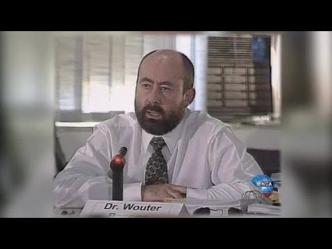 Basson on trial at the Truth and Reconciliation Commission