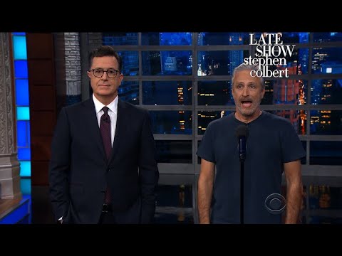 Jon Stewart Grants Trump's Request For Equal Time On Late-Night