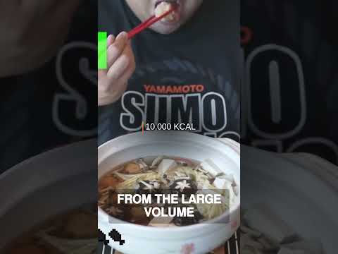 The 10,000 Calorie Soup That Makes Sumo Wrestlers HUGE #sumo #chanko