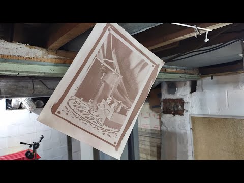 Duotone cyanotypes " Part 6 making the first layer "