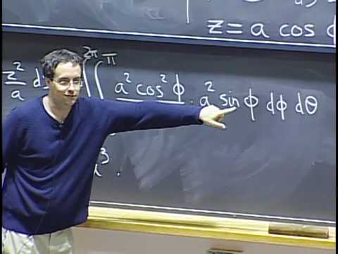 Lec 27: Vector fields in 3D; surface integrals & flux | MIT 18.02 Multivariable Calculus, Fall 2007