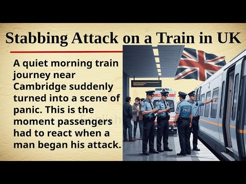 Stabbing Attack on a Train in the UK || πͺππ¬π§ Learn English Through Story Level 2 || Graded Reader π§
