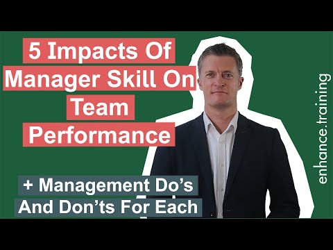 5 Impacts of Manager Skill On Team Performance