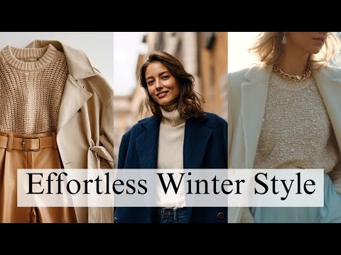 How to Look Simple and Elegant for Women Over 60: 10 Timeless Winter Outfits
