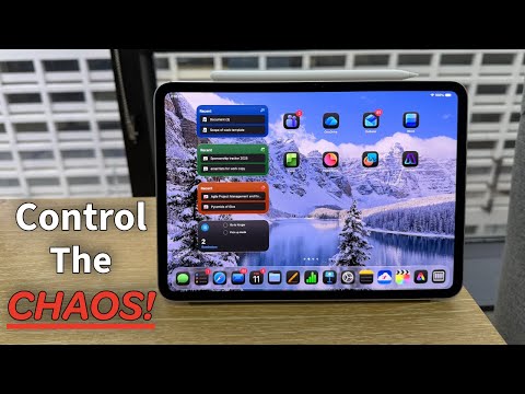How to use iPad to GET ORGANIZED! Apps, widgets, and more!