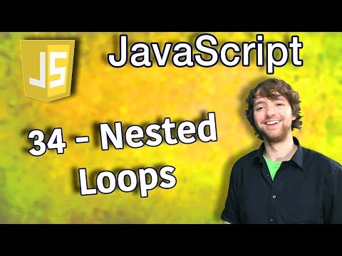 JavaScript Programming Tutorial 34 - Nested Loops