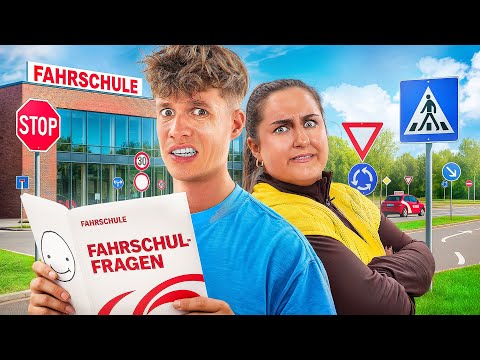Wir machen einen Fahrschultest