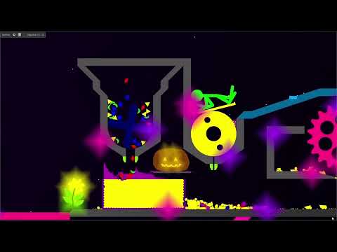 Spooky Cake Factory: Halloween Harvesting, Baking & Transportation Animation Algodoo