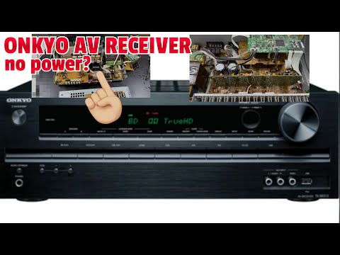 ONKYO TX-SR313 no power #diy #repairing #homeremedy