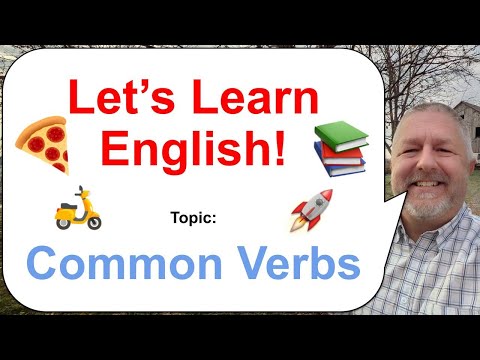 Let's Learn English! Topic: Common Verbs! π΅ππ