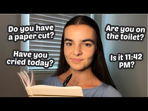 ASMR If You Say YES, You Can Go To Sleep | 200 Easy Personal Questions