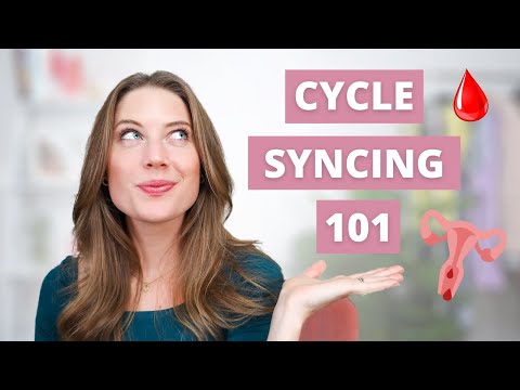 HOW TO SYNC YOUR LIFE TO YOUR CYCLE // all about cycle syncing - info every woman should know!!