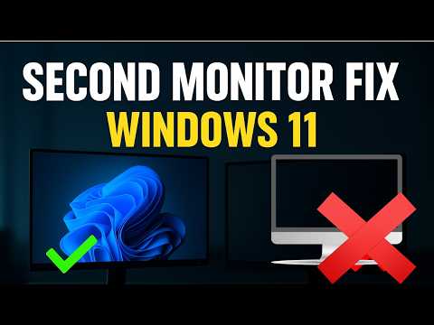 Second Monitor Not Detected in Windows 11? (Working Fix!)