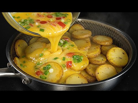 Potatoes with eggs are better than pizza!  My village grandmother's secret recipe!