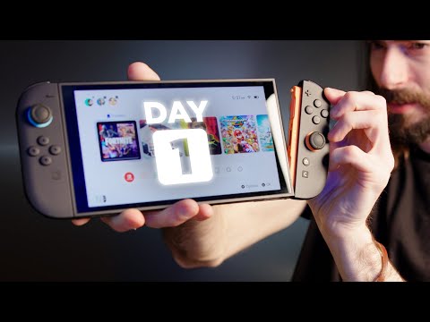 A mostly fun but slightly disappointing first day with the Nintendo Switch 2…