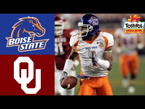 #8 Boise State VS #10 Oklahoma | 2007 Fiesta Bowl Highlights