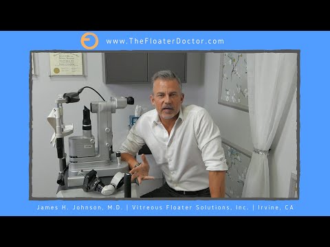 Vitreous Eye Floater Destruction & Relief Without Surgery. Example & Optics of Treatment.