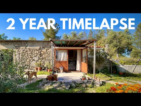 2 Years Off Grid - Everything We Built on our Homestead | TIMELAPSE