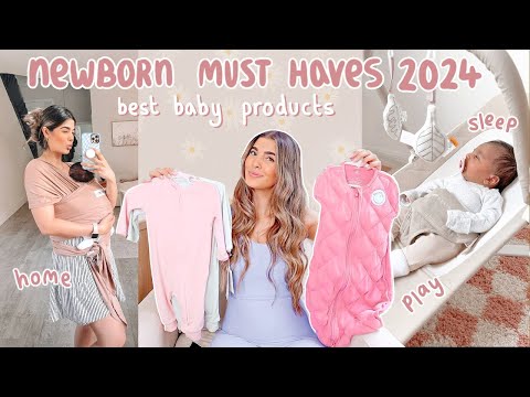 NEWBORN MUST HAVES 2024 *baby essentials for sleeping, playing + feeding*