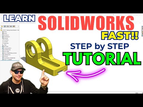 Learn SolidWorks Fast! Beginner to Intermediate STEP-by-STEP Tutorial with Pro Tips & Tricks