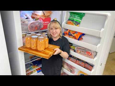 Massive Food Preservation Day Home Canning My Freezer