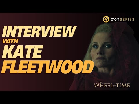 Kate Fleetwood shares about Liandrin, favorite props, and more.