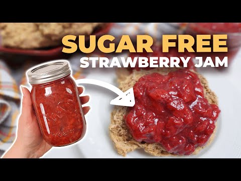 How to Make Sugarless STRAWBERRY JAM » No Pectin. No Sugar.