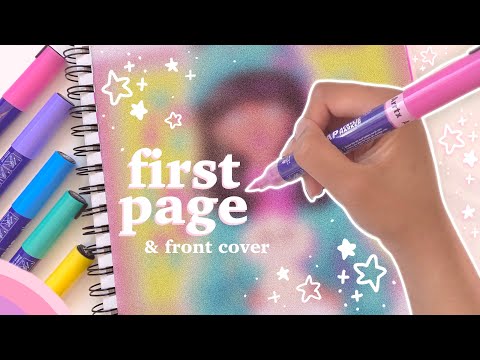 customising my sketchbook ♡ ft. Arrtx simptap & metallic marker sets {unbox & review}