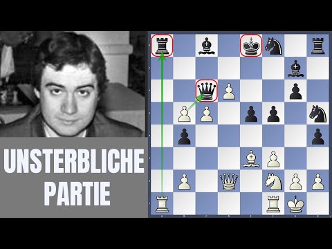 Grandmaster sacrifices ALL pieces || The immortal sacrificial game