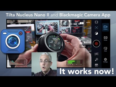 Tilta Nucleus Nano II with Blackmagic Camera App for iPhone: How to Update Firmware, Pair & Operate