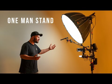 AMAZING Youtube Studio On ONE Stand (ON WHEELS)