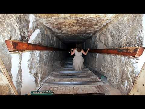 Egypt Pyramids Tour 4K - Exploring the inside of this pyramid was difficult | Giza and Dahshur