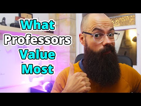 PhD student qualities Professors VALUE MOST!