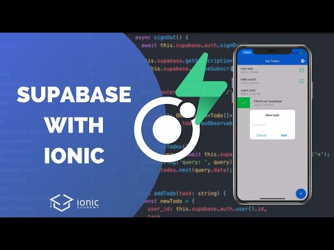 How to Integrate Supabase in Your Ionic App