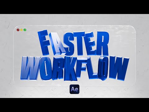 5 Tips To Speed Up Your Workflow (After Effects Tutorial)