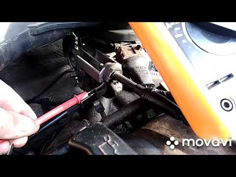 Checking and adjusting the idle speed control clearances of the Passat B3 single-injection system