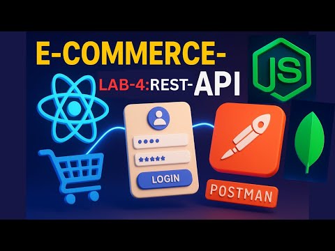 E-Commerce REST API with Login | Node.js + MongoDB | Postman Testing | LAB-4