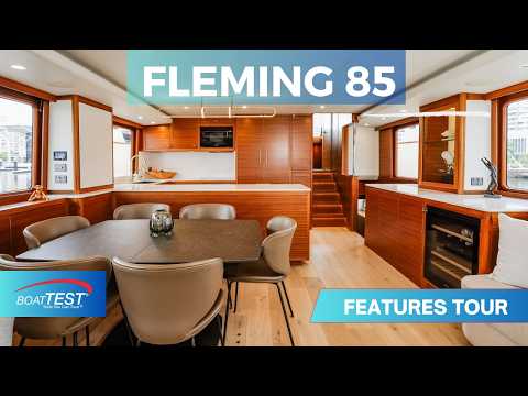 Fleming 85 — The Ultimate Liveaboard Yacht "Features Walkthrough" Part 1