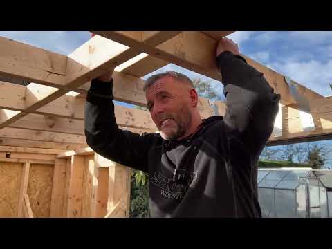 How to put a roof on a garden room